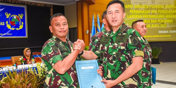Dankodiklatal Buka Rapat Anggota Puskopal Kodiklatal Tahun Buku 2023