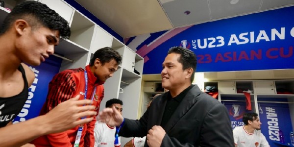 Erick Thohir Bangga dengan Perjuangan Garuda Muda