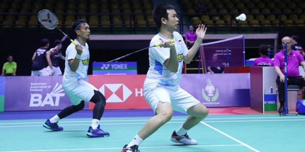 Ke 16 Besar, Ahsan/Hendra Kalahkan Ganda Taipei