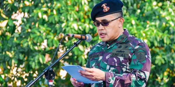 Upacara Bendera 17-An, Kasal Tekankan kepada Prajurit dan PNS Kodiklatal Kuasai Teknologi Terkini