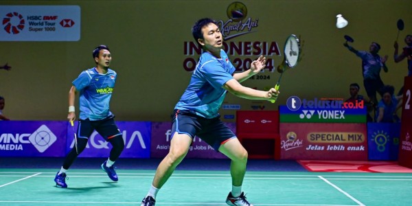 Hendra/Ahsan Gagal ke Perempat  Final Indonesia Open 2024