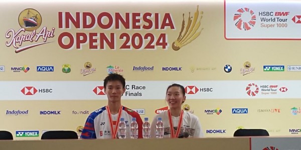 Kalahkan Peringkat Satu Dunia, Jiang/Wei Juara Indonesia Open 2024