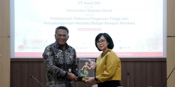 Dukung Pengembangan Pendidikan, Bank DKI Jalin Kerja Sama Dengan Universitas Sebelas Maret 