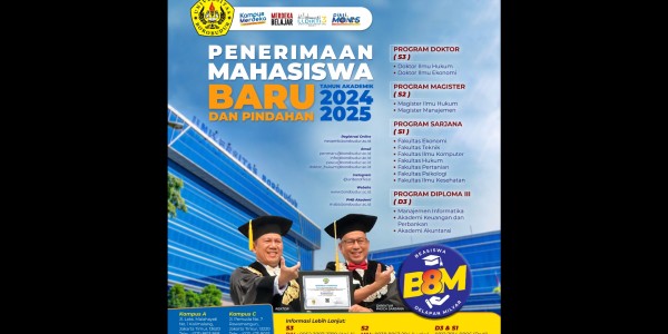 Beasiswa 8 Milyar di Universitas Borobudur Untuk Masyarakat Indonesia