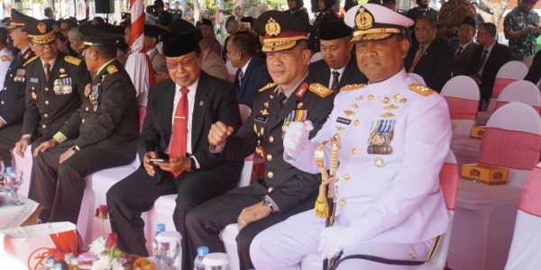 Wujudkan Sinergitas, Wadan Kodiklatal Hadiri Upacara Peringatan Hari Bhayangkara ke-78