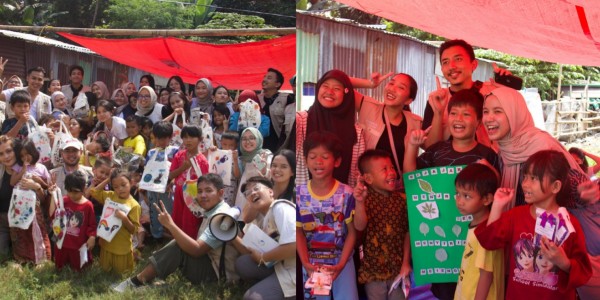 Anak-anak di Kampung Pemulung Pondok Labu Dapatkan Pengajaran Tingkat TK dan SD Berbasis Fun-learning dari Komunitas Rangkul