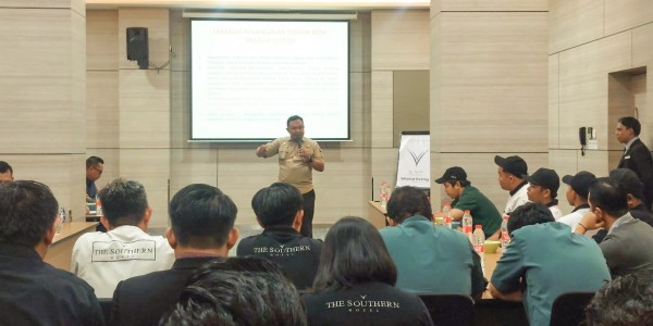 Siaga Ancaman Bom, Pelatihan Keamanan The Southern Hotel Datangkan Langsung Personel KP3