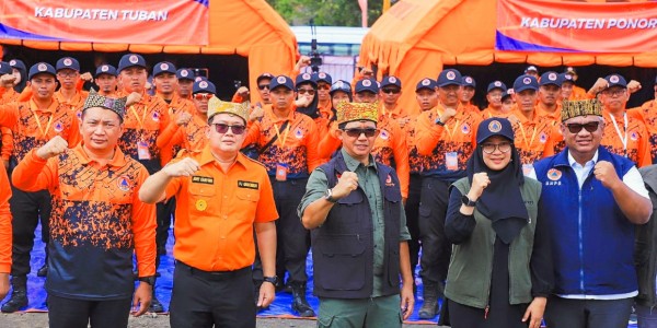 Sarasehan Penanggulangan Bencana, Pj Gubernur Sebut Logistik Kebencanaan Jatim Sangat Baik