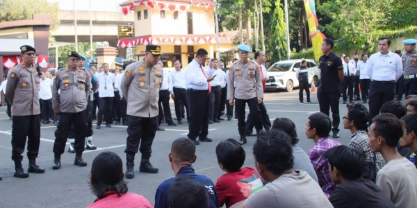 Polisi Ciduk 28 Preman yang Resahkan Warga Jakut 