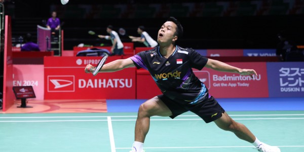 Ditengah Pertandingan, Ginting Putuskan Mundur dari Japan Open 2024