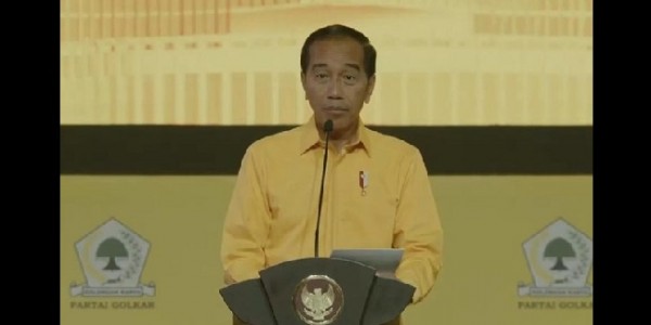 Di Munas Golkar, Jokowi: Si Tukang Kayu Ramai di Medsos