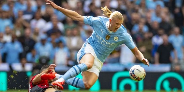 Manchester City Menang Telak 4-1 Atas Ipswich Town, Haaland Cetak Hatrick