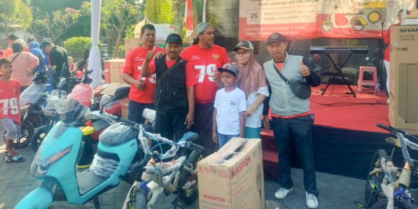 Peringati HUT ke-79 RI, MAKI Jatim Gelar Jalan Sehat dengan Berbagai Doorprize
