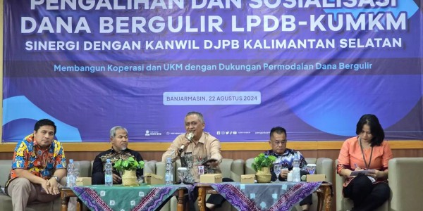 Dongkrak Perekonomian Kalsel, LPDB-KUMKM Optimalkan Pengalihan Dana Bergulir
