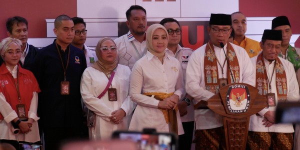 NasDem Jakarta Dampingi Ridwan Kamil - Suswono Daftar ke KPU