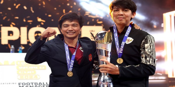 Indonesia Cetak Sejarah Jadi Juara Piala Dunia FIFAe Gim Football Manager!
