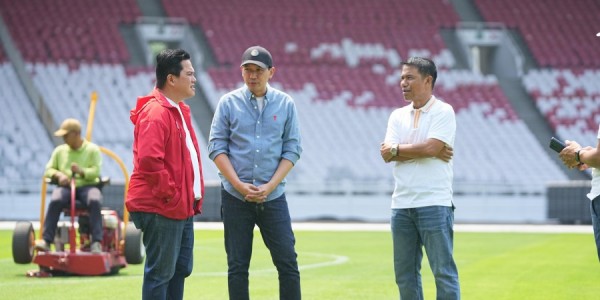 Erick Thohir Pastikan Kondisi GBK Siap untuk Laga Indonesia vs Australia