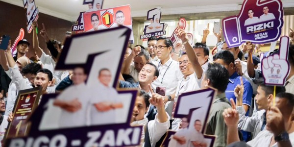 Pilkada Kota Medan, Rico Waas - Zakiyuddin Harahap Dapat Nomor Urut 1