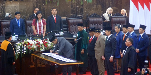 Sembilan Pimpinan MPR RI Periode 2024-2029 Resmi Dilantik