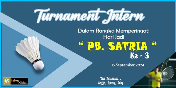Kejuaraan Internal Satria Badminton Club Bikin Penonton Terperangah