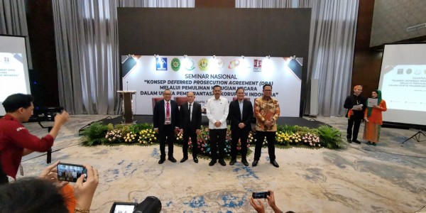 Seminar Nasional Deferred Prosecution Agreement, Solusi Inovatif untuk Pemberantasan Korupsi di Indonesia