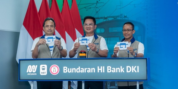 Bank DKI dan MRT Jakarta Resmikan Penamaan Stasiun Bundaran HI Bank DKI