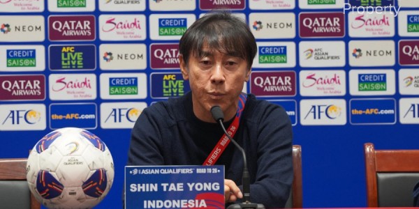 Kalah dari China, Shin Tae-yong Tetap Apresiasi Penampilan Timnas Indonesia