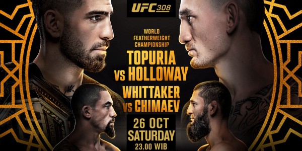 Duel Seru UFC 308, Pertarungan Antar Pemegang Gelar UFC dan BMF Siap Bertemu