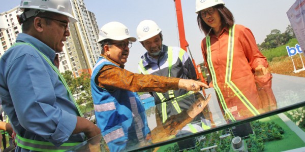 Usung Konsep Ramah Lingkungan, BTN Lakukan Groundbreaking Ecopark Gandul
