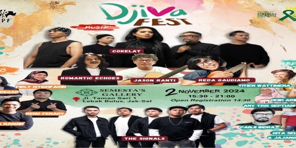 Cokelat hingga Jason Ranti Meriahkan Djiva Fest 2024: Festival Peduli Kesehatan Mental Berkonsep Piknik dan Pameran Seni