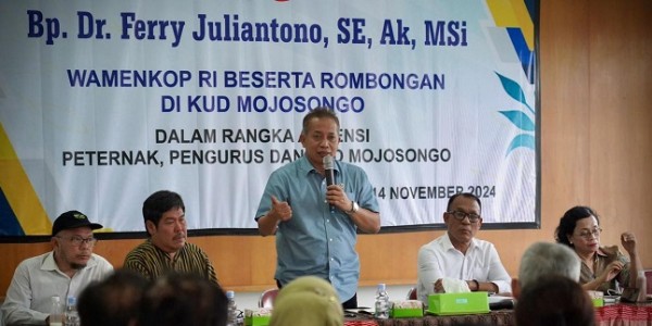 Atasi Kisruh Susu Boyolali, Wamenkop Dorong KUD Masuk Industri Pengolahan