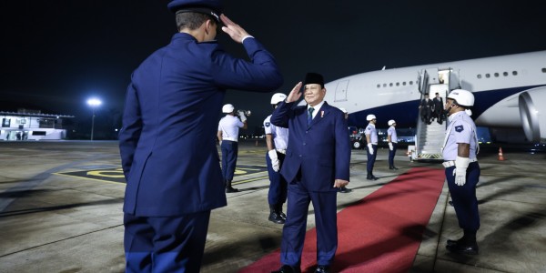 Selesai Peru, Prabowo Tiba di Brasil untuk G20