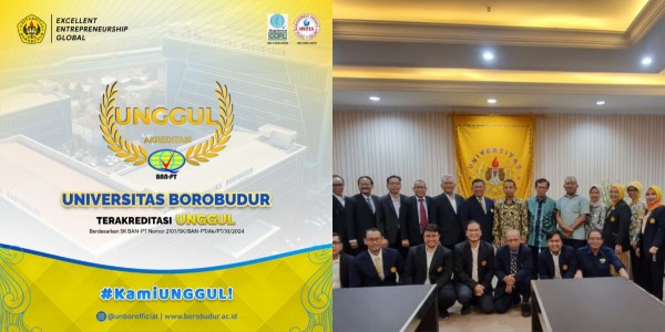 Institusi Universitas Borobudur Terakreditasi Unggul