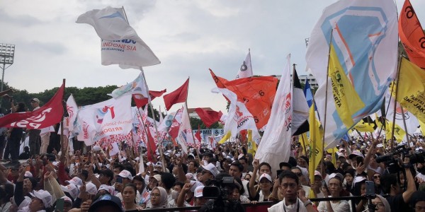 Puluhan Relawan Pramono-Rano Deklarasi Dukungan Terhadap Ridwan Kamil-Suswono di Kampanye Akbar RIDO