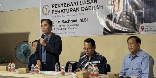 Anggota DPRD Jabar Sosialisasikan Perda Pengelolaan Sampah Di Cimahi