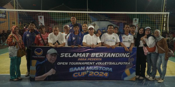 Mamat Rachmat Apresiasi Para Talenta Voli Muda Karawang