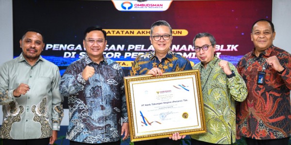 BTN Raih Apresiasi Ombudsman