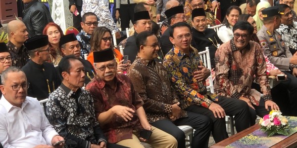 Momen Akrab Anies-Ahok Saat Para Mantan Gubernur Jakarta Kumpul di Balai Kota