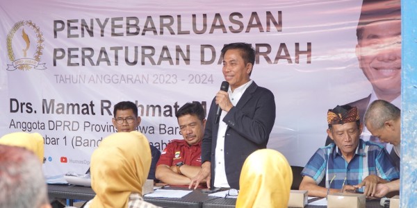 Mamat Rachmat Sosialisasikan Perda Nomor 5 tahun 2023 di Babakan Surabaya Bandung