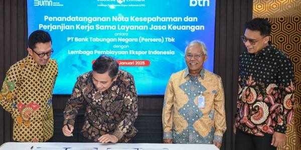 BTN Dukung LPEI Perkuat Ekspor Nasional