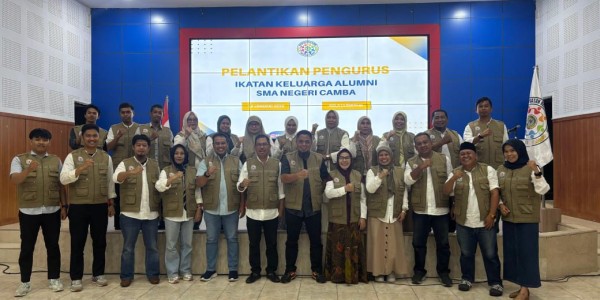 Pengurus Pusat IKA SMAN Camba Dilantik, Berbagai Program Jadi Wadah Silaturahmi Alumni