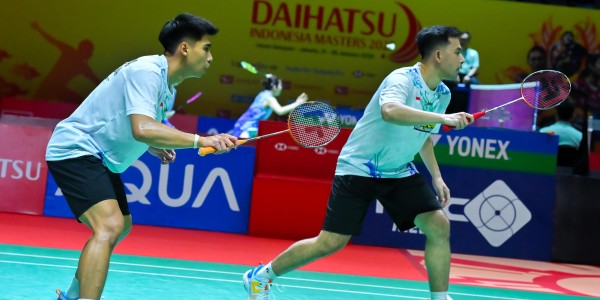 Ganda Cina Hentikan Langkah Sabar/Reza di Indonesia Master 2025
