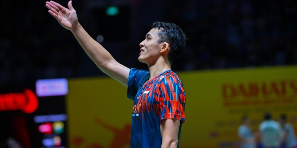 Jonatan Christie Lolos ke Perempat Final Indonesia Masters 2025 Usai Tundukkan Lin Chun Yi