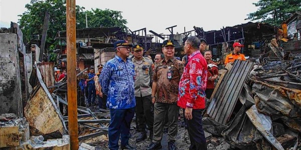Pj Teguh Sebut Warga Korban Kebakaran Kemayoran Tak Mau Direlokasi ke Rusun