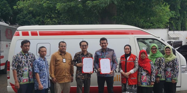 Dukung Layanan PMI, Bank DKI Serahkan 1 Unit Mobil Operasional