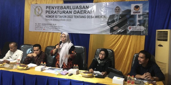 Siqom Sosialisasikan Perda Desa Wisata di Desa Setia Asih, Kabupaten Bekasi