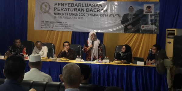 Anggota DPRD Jabar Ajak Warga Kembangkan Potensi Wisata Di Kelurahan Setia Asih
