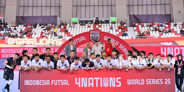 FOTO: Timnas Futsal Indonesia Raih Peringkat Kedua pada Ajang Futsal 4 Nations World Series 2025