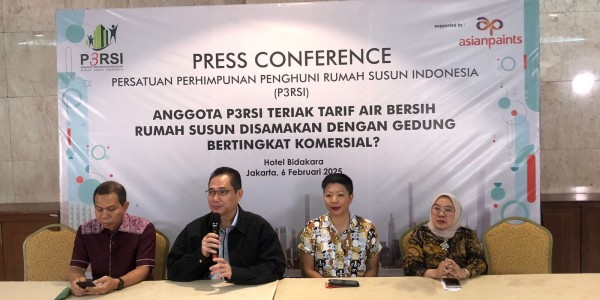 Tak Digubris PAM Jaya, P3RSI Minta Pemprov Tunda Kenaikan Tarif Air Rusun