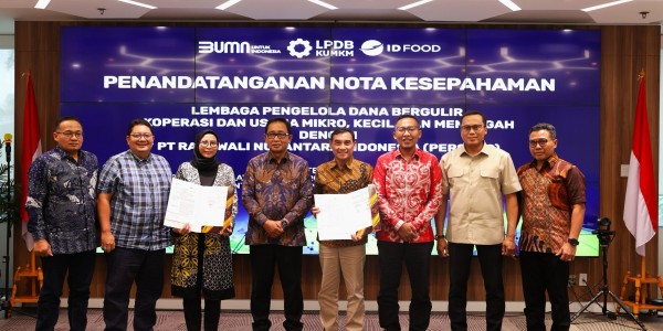 LPDB-KUMKM dan ID FOOD Bersinergi Perkuat Ketahanan Pangan Nasional